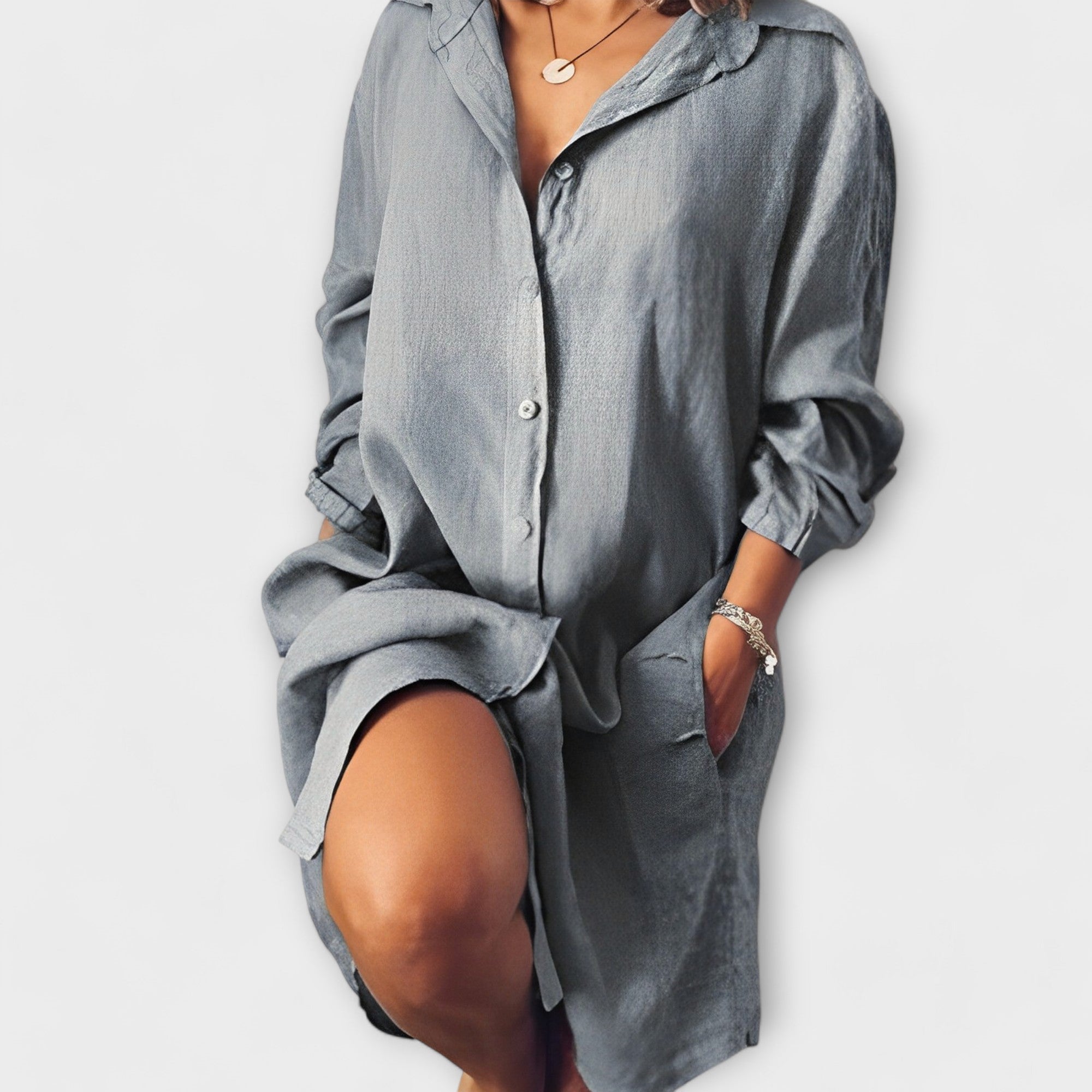Raquel - Blusa de lino casual