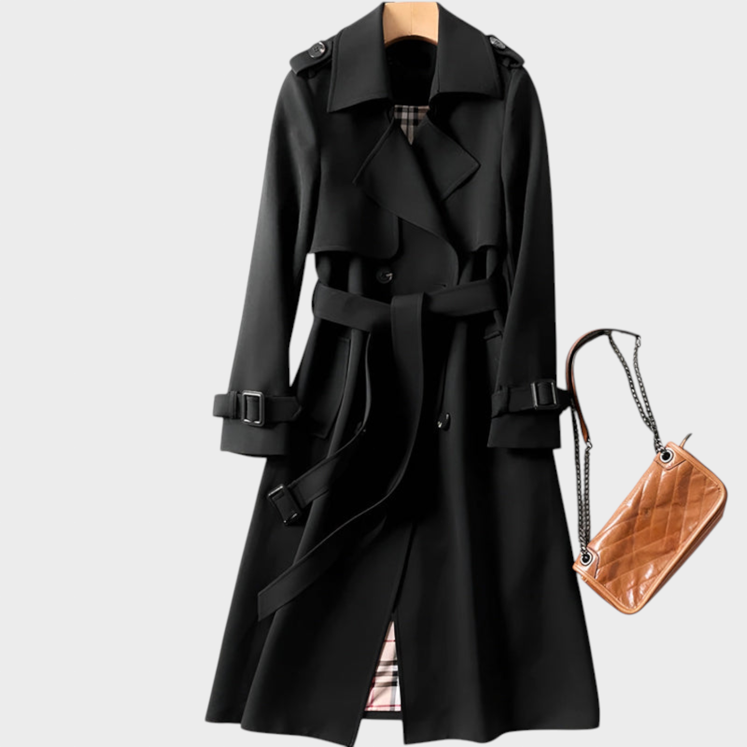 Helena - Gabardina Elegante de Otoño