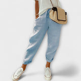 Bibi - Pantalones de lino elegantes y casuales