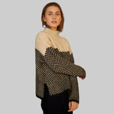 Paulina - Jersey de cuello alto
