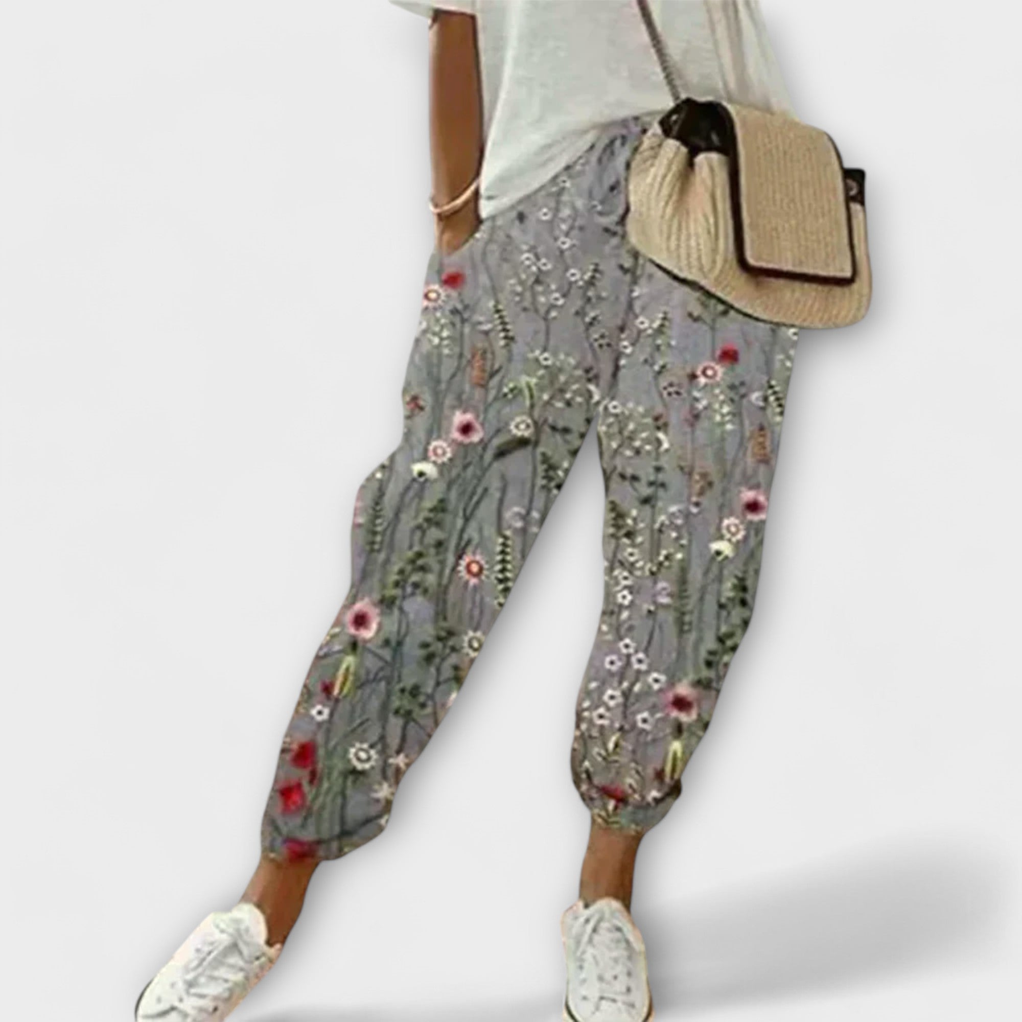 Burga | Pantalones cómodos de algodón y lino