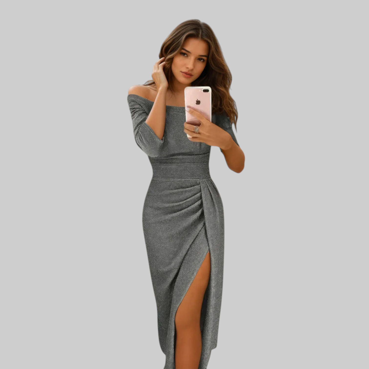 Ottavia – Vestido elegante con abertura