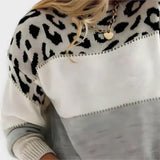 Sandra - Suéter Estampado de Leopardo