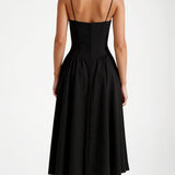 Odette Elegancia | Vestido midi con corsé estructurado