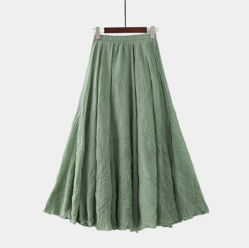 Falda Elegante de Cintura Alta