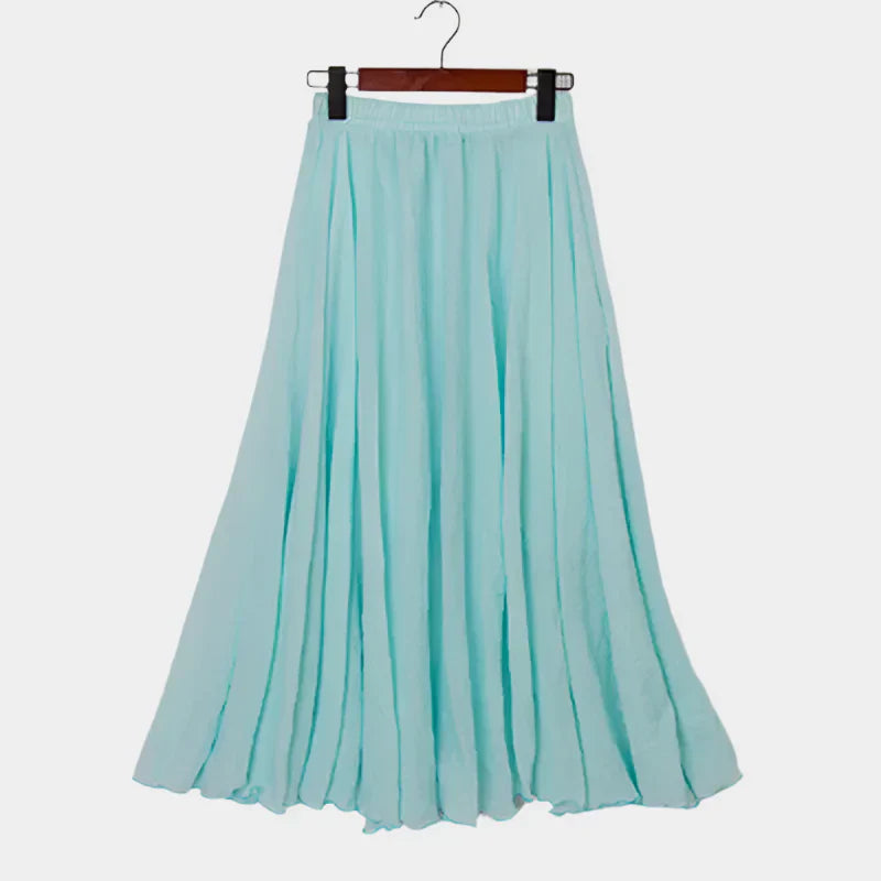 Falda Elegante de Cintura Alta