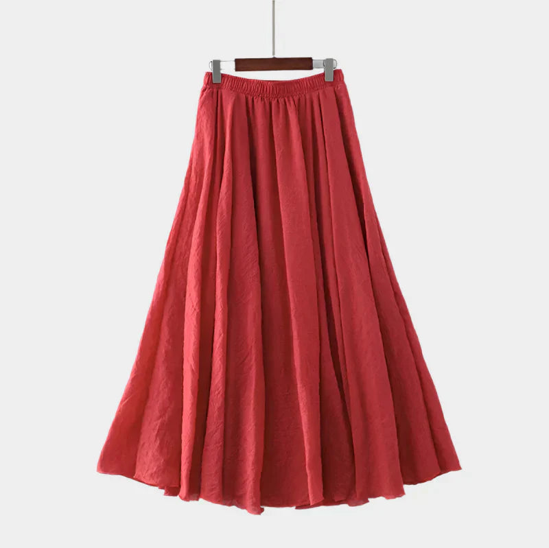 Falda Elegante de Cintura Alta