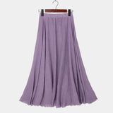 Falda Elegante de Cintura Alta