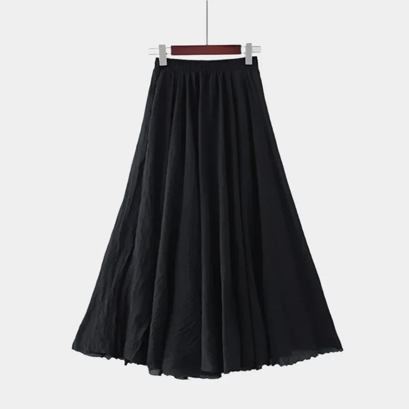 Falda Elegante de Cintura Alta