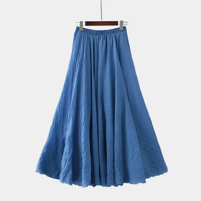 Falda Elegante de Cintura Alta