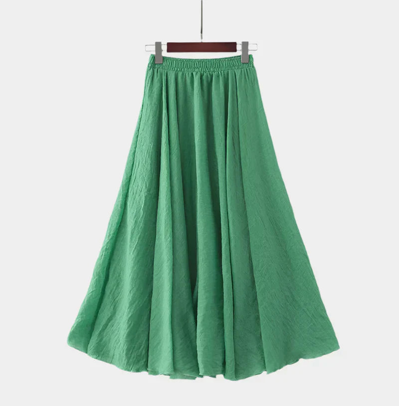 Falda Elegante de Cintura Alta