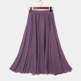 Falda Elegante de Cintura Alta