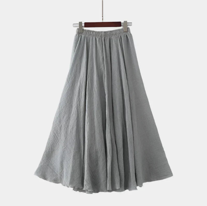 Falda Elegante de Cintura Alta