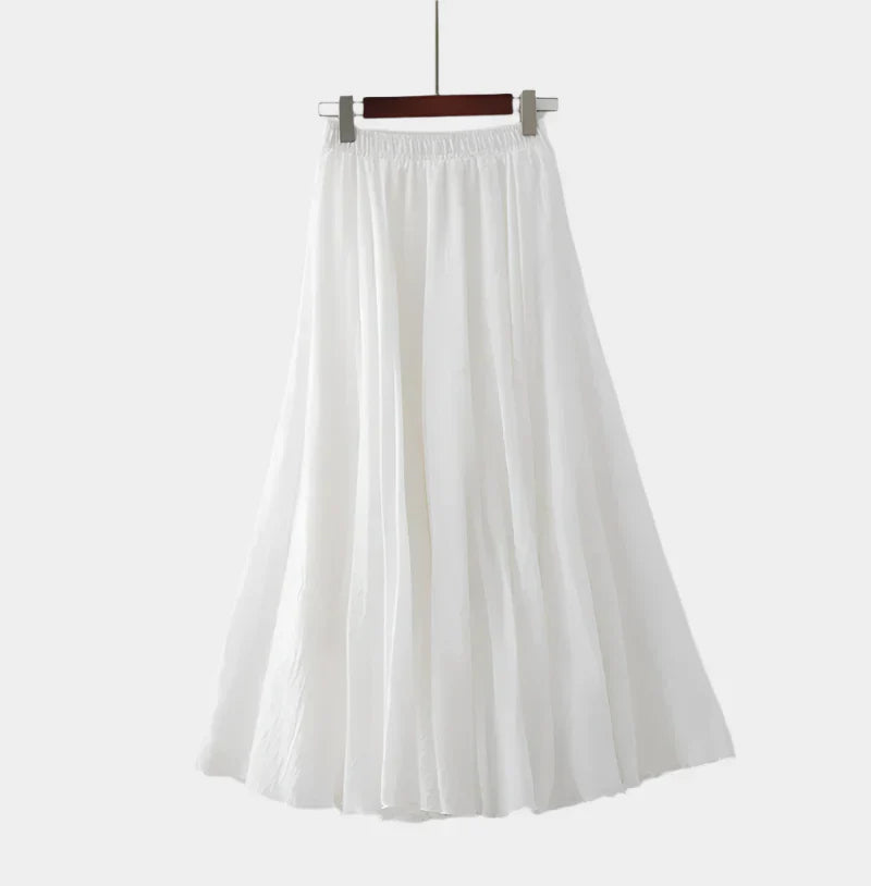 Falda Elegante de Cintura Alta