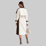 Hannah - Elegante gabardina cruzada