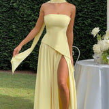 Beatriz | Vestido Largo con Corte Sofisticado