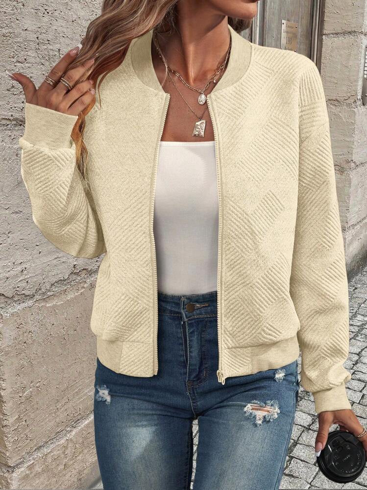 Dora – Chaqueta bomber estructurada con cierre