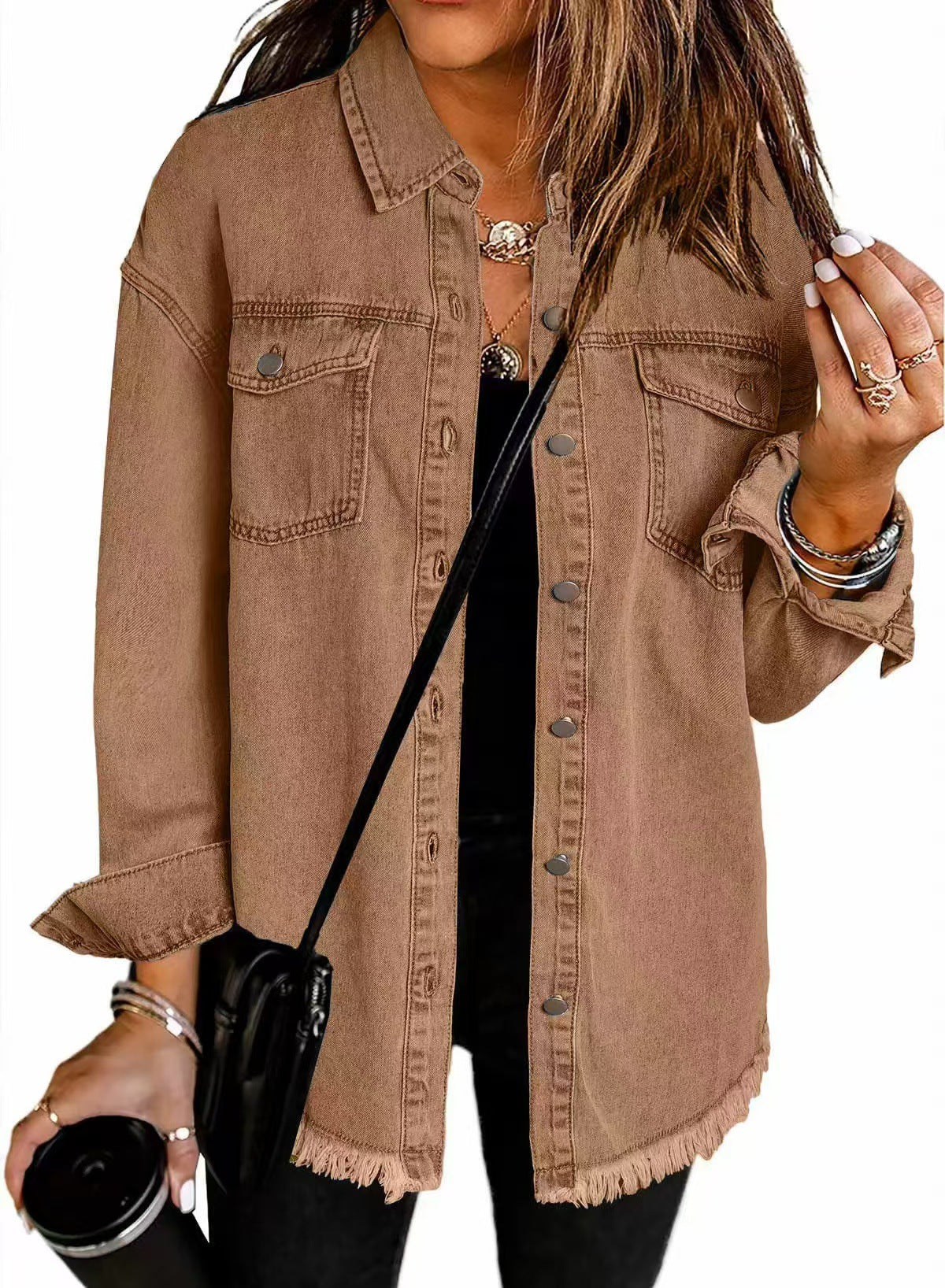 ROXANE – Chaqueta de mezclilla clásica para el día a día
