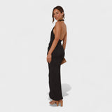 Camila | Vestido largo con pliegues