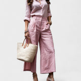 Isadora | Look Casual Chic en Rosa Suave