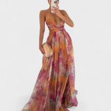 Madeline | Vestido Largo con Estampado Floral para una Elegancia Sin Esfuerzo
