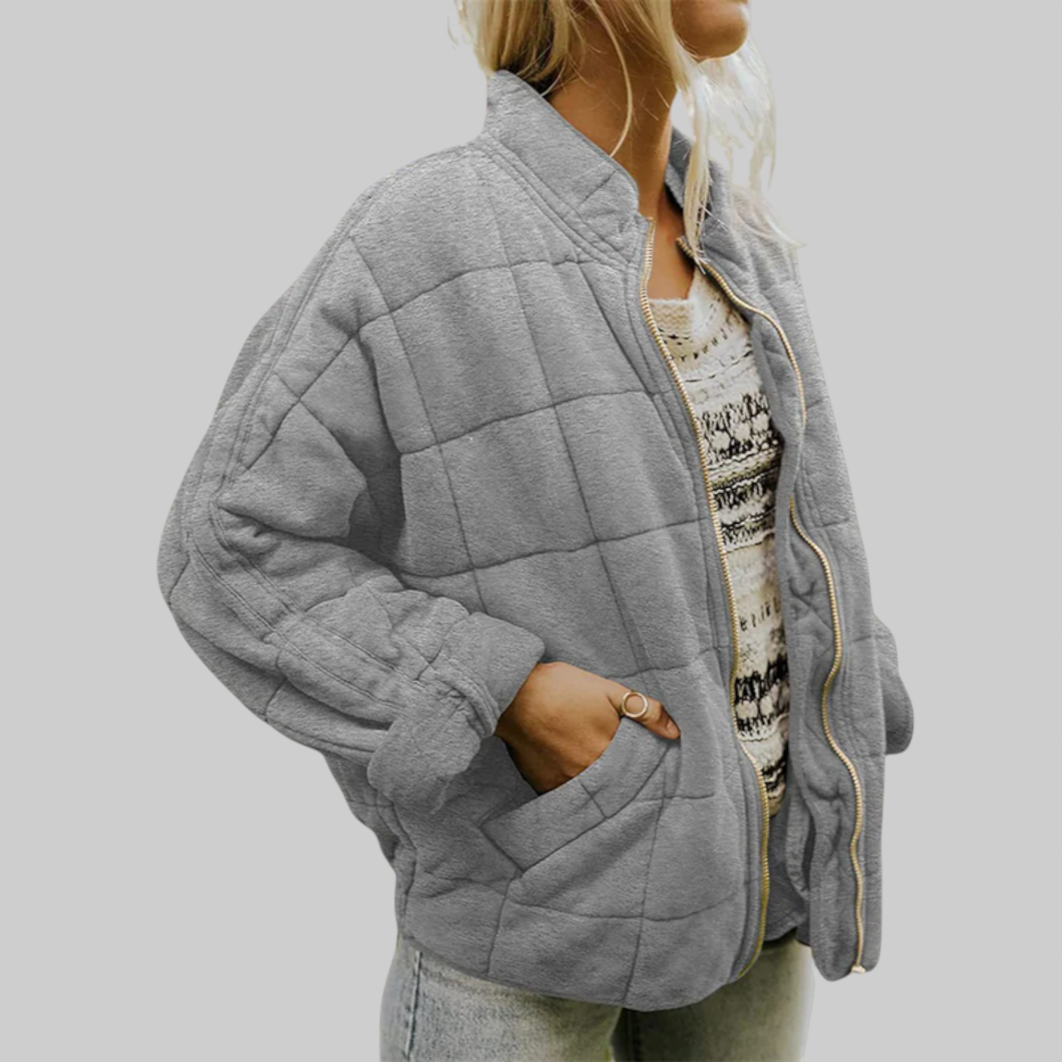 Josiane - Chaqueta acolchada con un look elegante