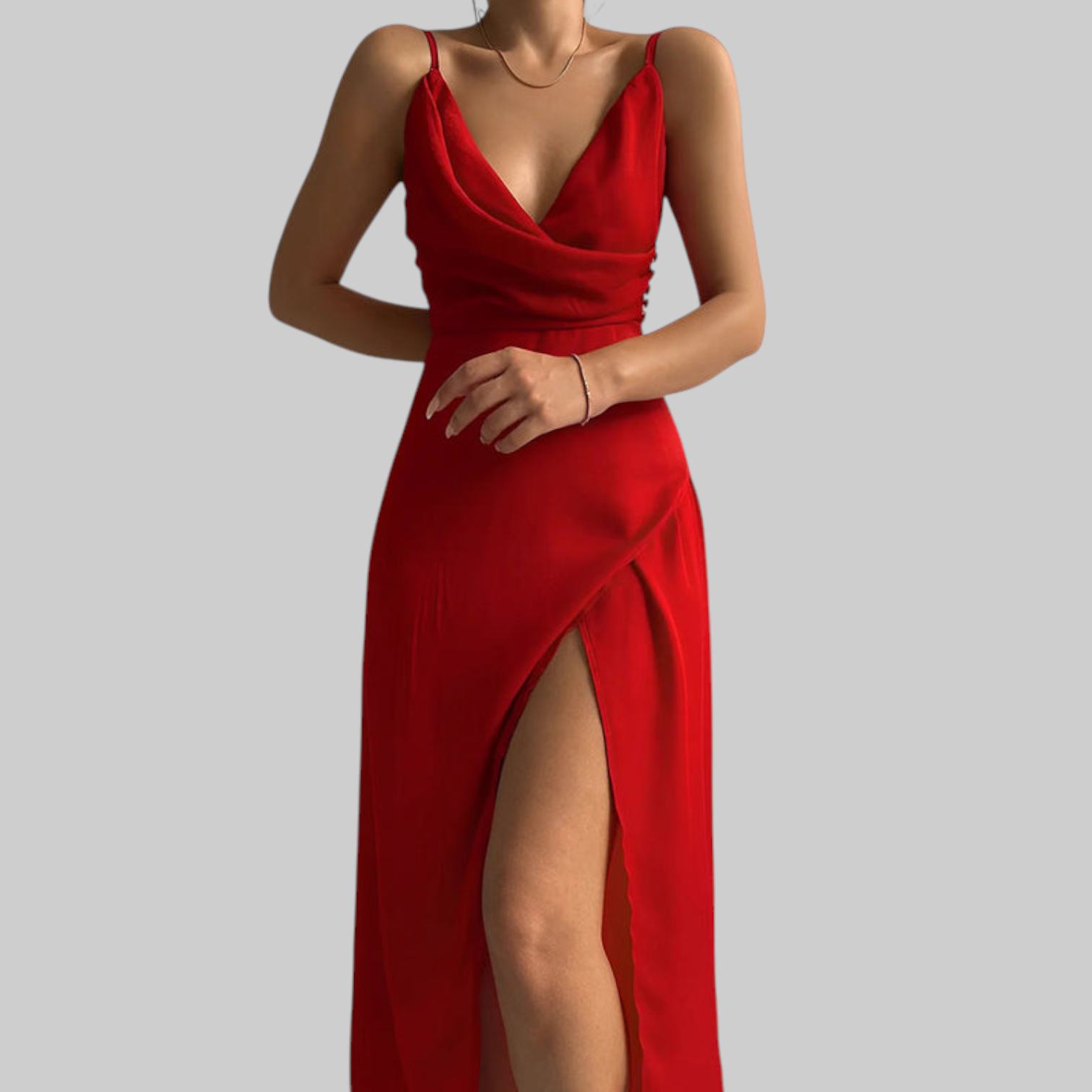 Osvira | Vestido elegante sin tirantes