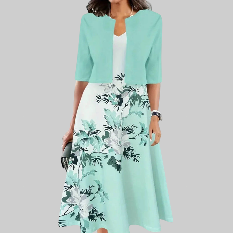 Aurora – Vestido de verano con blazer