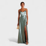 Lucía Satin | Vestido largo