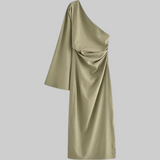 Mariosa – Vestido Maxí de Un Hombro