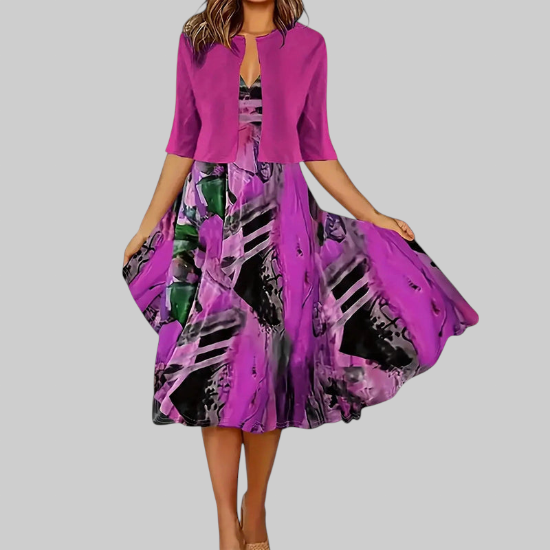 Aurora – Vestido de verano con blazer