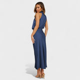 Alba - Vestido de Saten Elegante