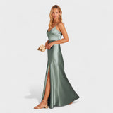 Lucía Satin | Vestido largo