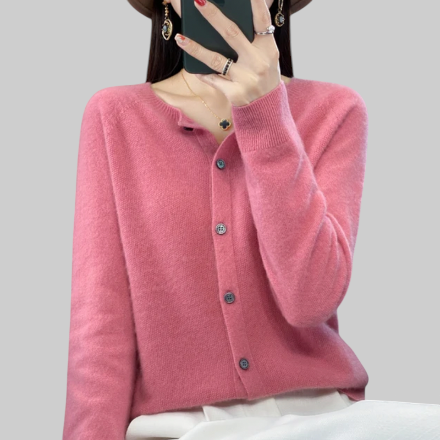 Angelika | Cardigans de lana merina