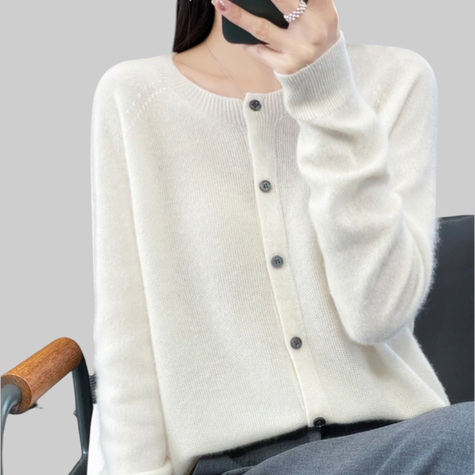 Angelika | Cardigans de lana merina