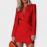 Rute | Vestido blazer de manga larga