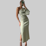 Mariosa – Vestido Maxí de Un Hombro