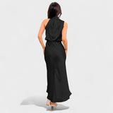 Alba - Vestido de Saten Elegante