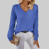 Le clair |  Camisola informal de punto con cuello en V