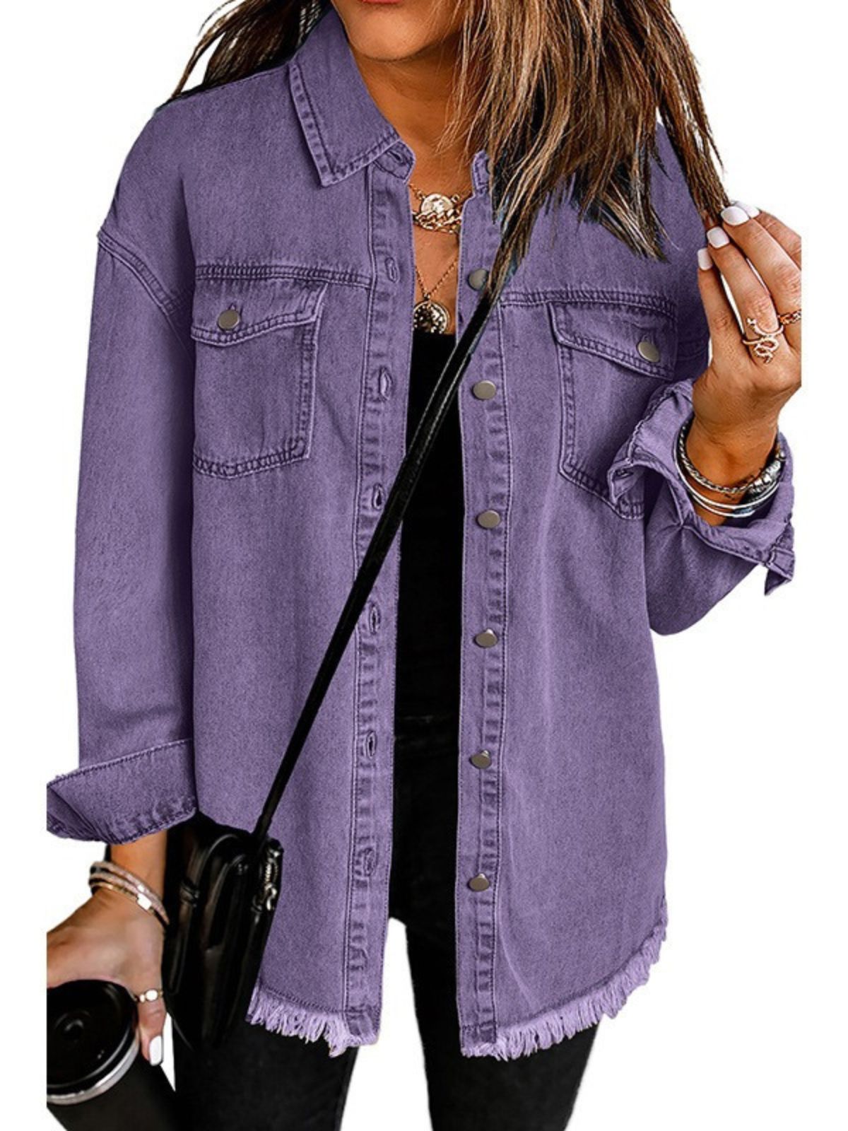 ROXANE – Chaqueta de mezclilla clásica para el día a día