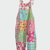 Mono bohemio de longitud completa con estampado de flores – Estilo relajado y comodidad todo el día