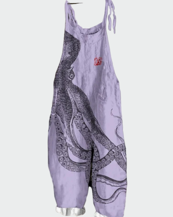 Mono de pierna ancha para mujer