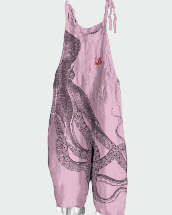 Mono de pierna ancha para mujer