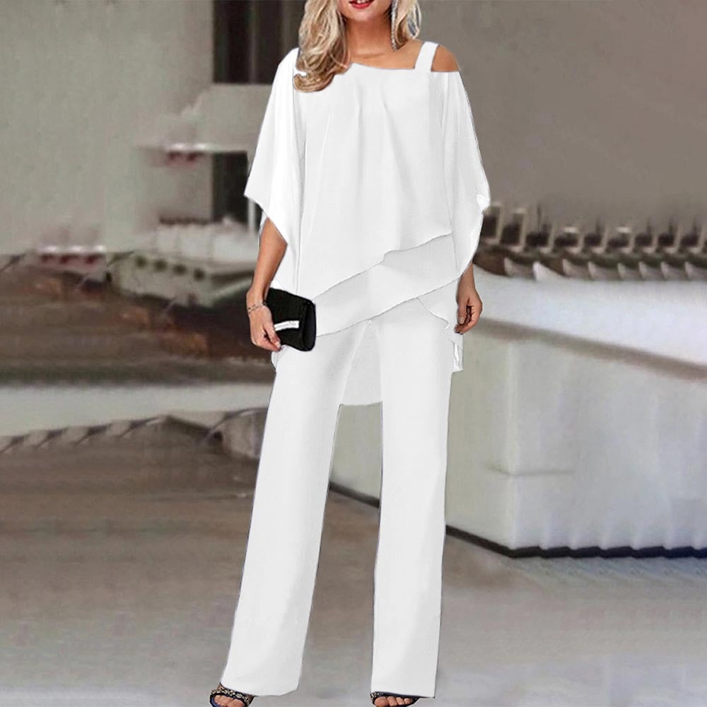 Bianca | Elegancia Atemporal conjunto con hombros al descubierto