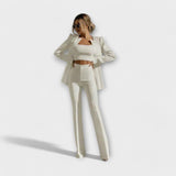 Selina | Conjunto Elegante de 3 Piezas (Blazer, Top, Pantalón)