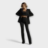Selina | Conjunto Elegante de 3 Piezas (Blazer, Top, Pantalón)