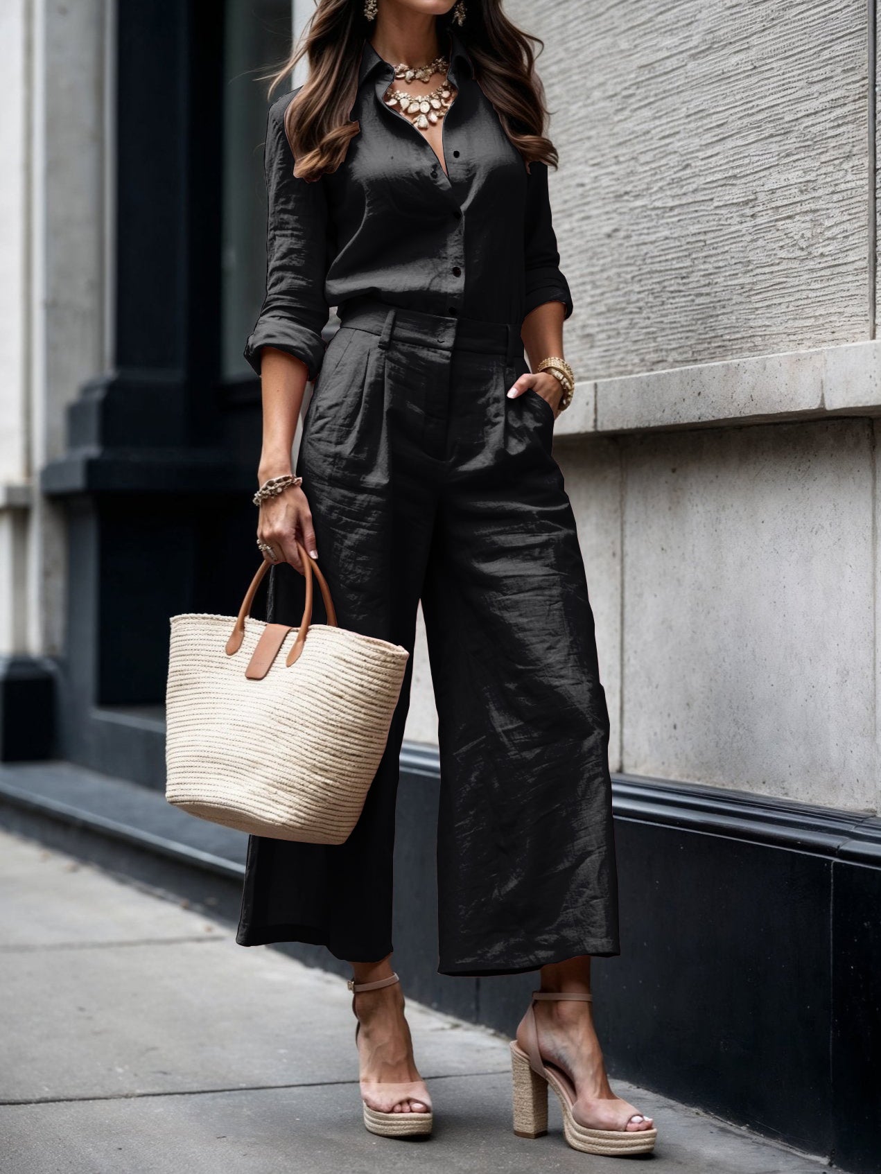 Isadora | Look Casual Chic en Rosa Suave