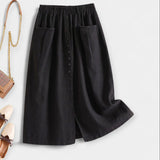 Falda Midi con Lavado