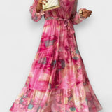 Luísa | Vestido Envolvente con Estampado Floral y Toque Romántico
