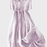 Vestido Clásico con Botones